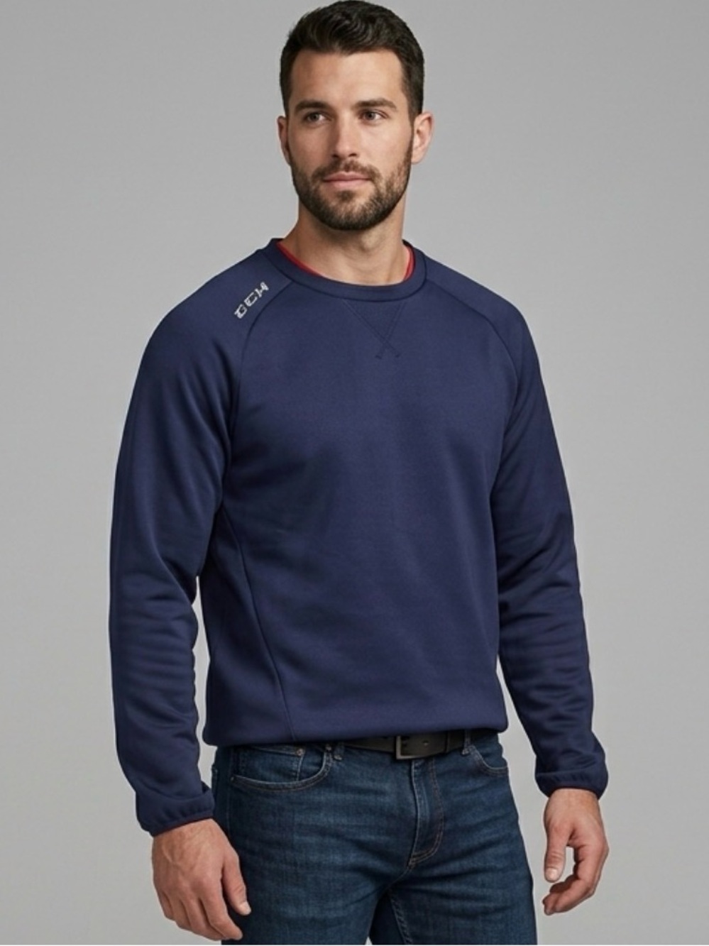 CCM Navy Crewneck Sweater